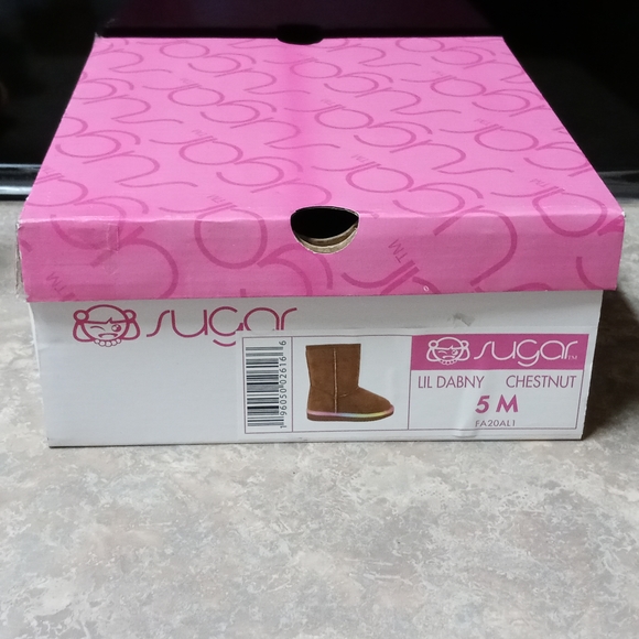 New with Tags Sugar baby boots Chestnut color with bright colors at the bottom. - Picture 5 of 5